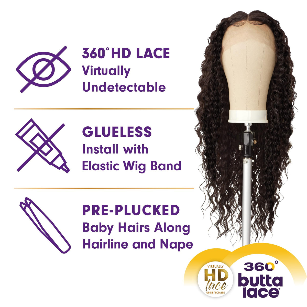 Sensationnel Butta 360 LaceWig-Unit 4, CH27
