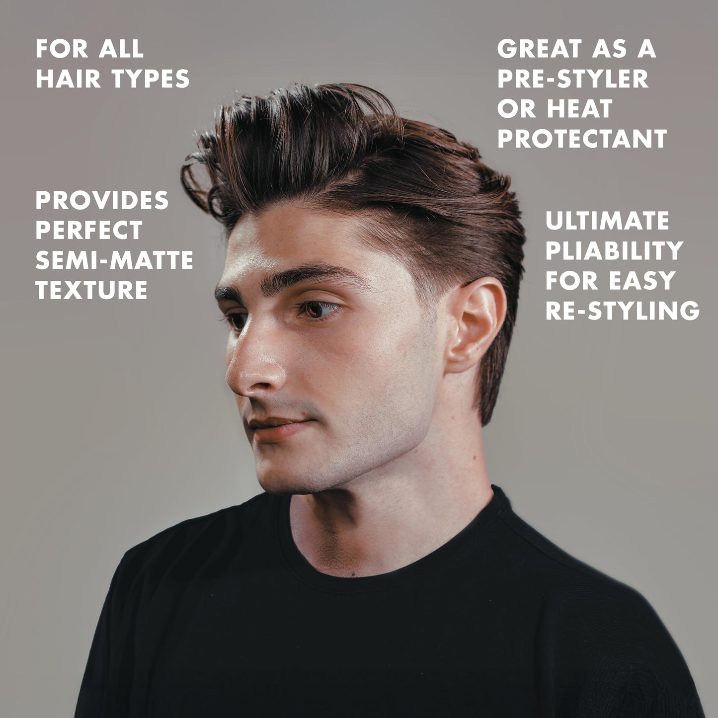 Hanz de Fuko Sponge Wax - Premium Men’s Hair Styling Wax for a Medium Hold, Semi-Matte Finish - Ideal Texture Product for All Hair Types, Especially Beauty & Personal Care Hanz de Fuko