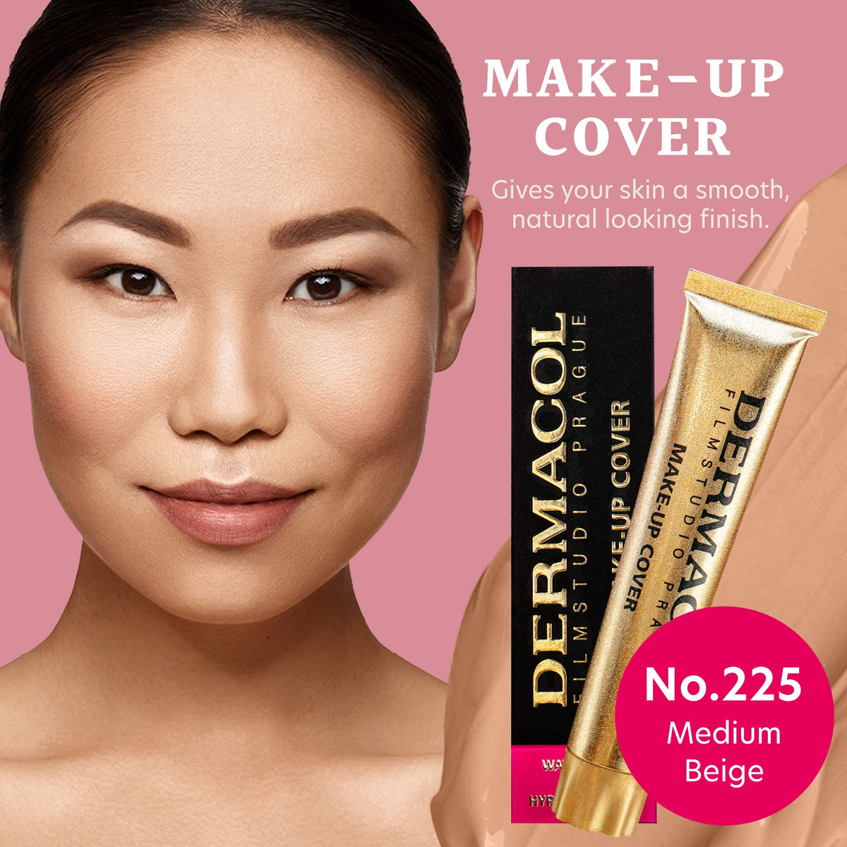 Dermacol - Full Coverage Foundation, Liquid Makeup Matte Foundation with SPF 30, Waterproof Foundation for Oily Skin, Acne, & Under Eye Bags Beauty & Personal Care Dermacol