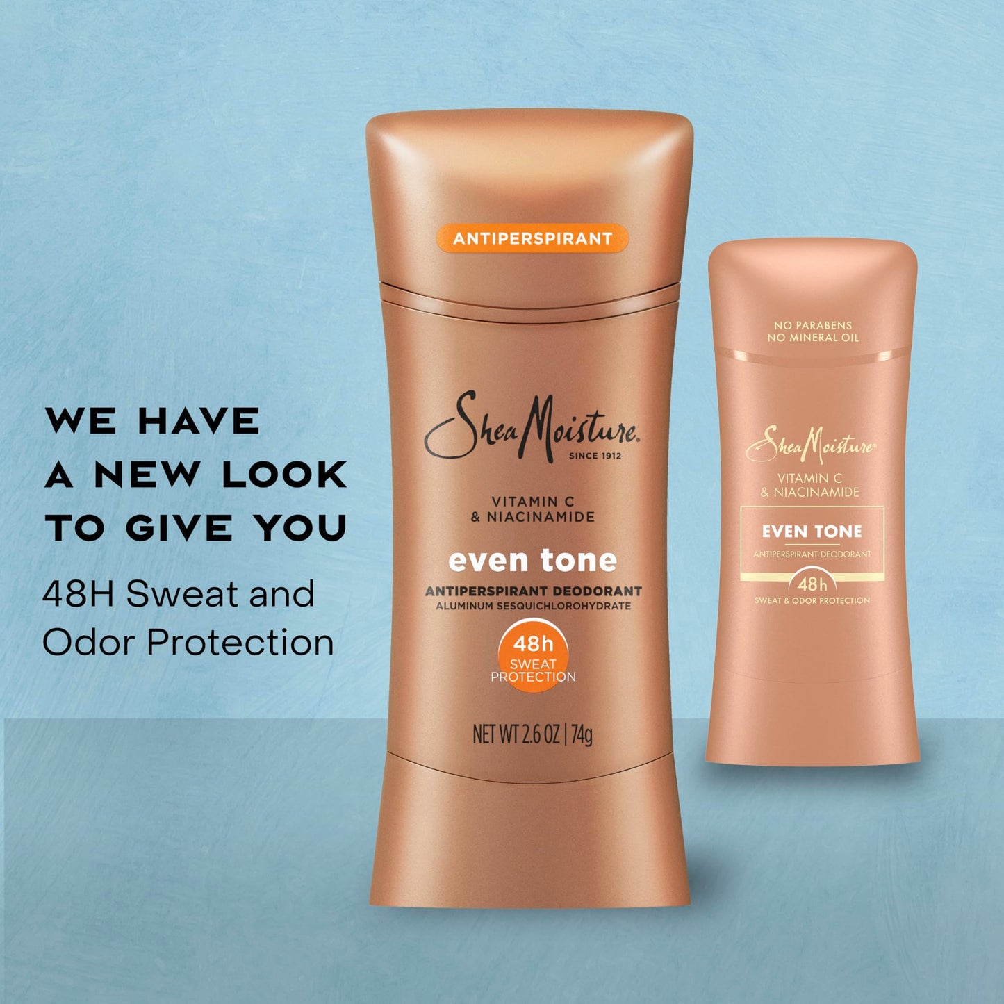 SheaMoisture Antiperspirant Deodorant Stick for 48HR Sweat & Odor Protection Even Tone with No Parabens & No Mineral Oil 2.6 oz Beauty and Personal Care Shea Moisture