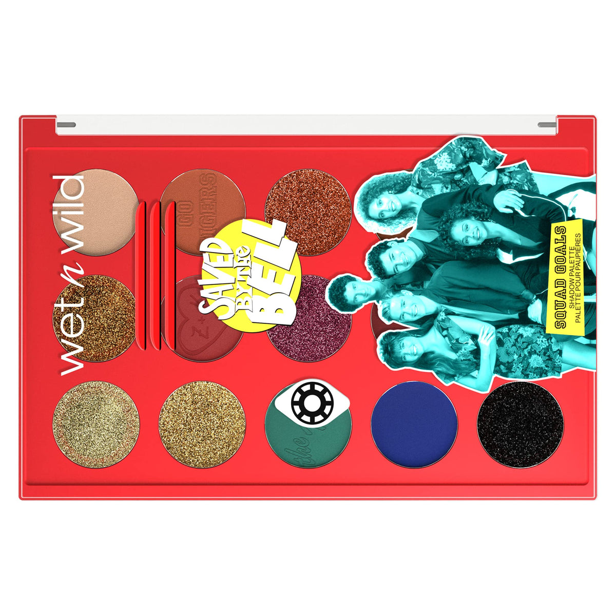 wet n wild Saved By The Bell Squad Goals Shadow Palette, Blendable Makeup Pigments, Shimmer, Matte, Sparkle Finishes,1114539 Beauty & Personal Care wet n wild