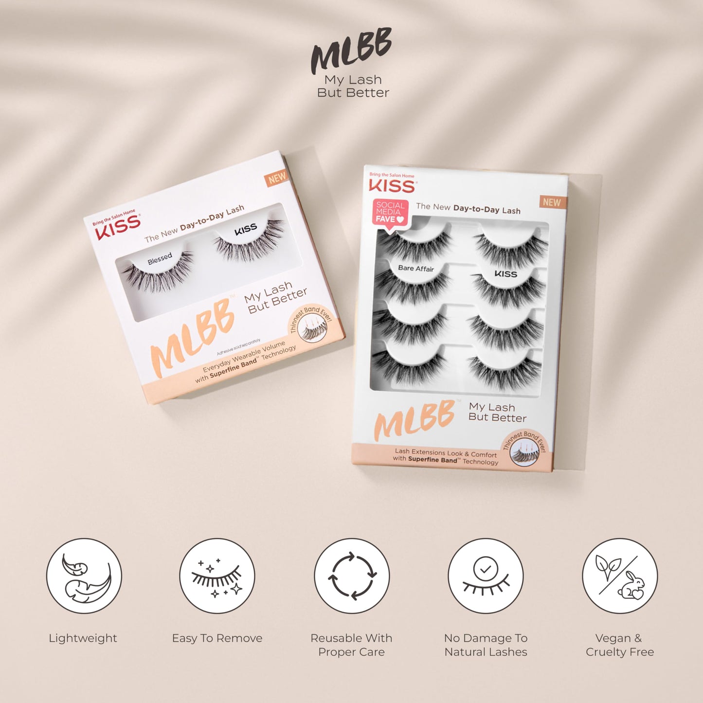 Kiss My Lash But Better All Mine (Pack of 2) Beauty & Personal Care KISS