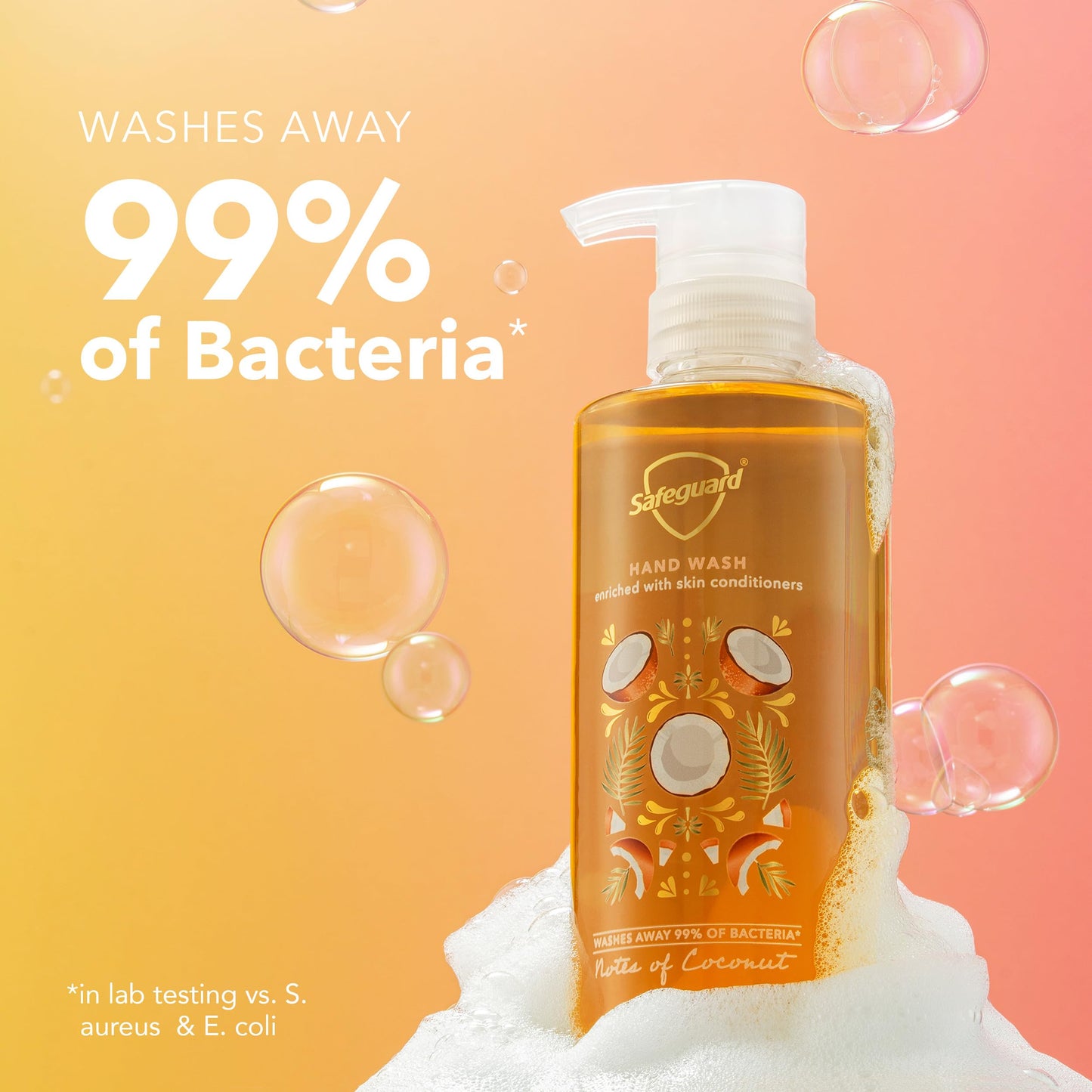 Safeguard Liquid Hand Soap, Micellar Deep Cleansing, Washes Away 99% Bacteria, Made with Natural Moisturizers, Enriched with Skin Conditioners, PH Beauty and Personal Care Safeguard