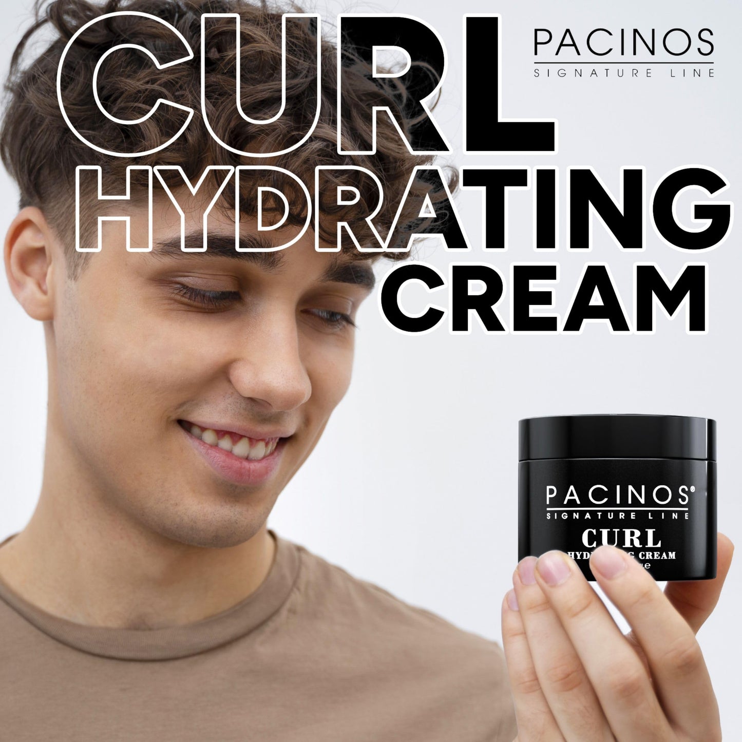 Pacinos Curl Hydrating Cream - Curl Defining and Frizz Control Styling Cream - Salon Quality for Moisture Control - 10 Oz Beauty & Personal Care Pacinos