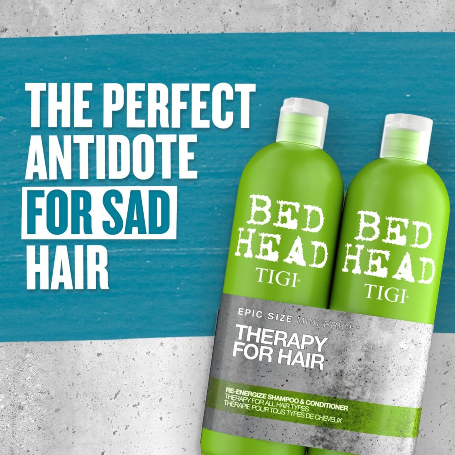 TIGI Bed Head Urban Antidotes Re-Energize Shampoo 25.36 oz (Pack of 2) Beauty & Personal Care TIGI