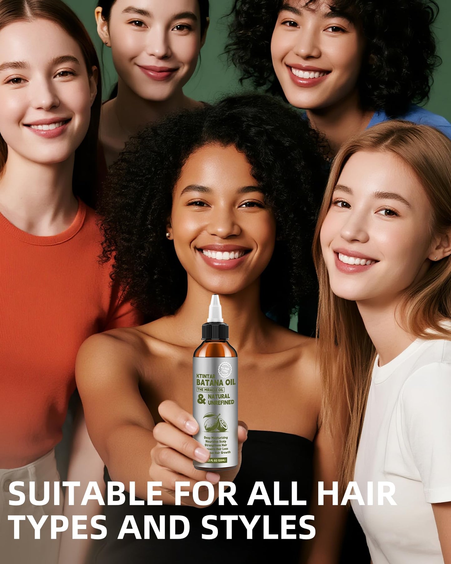 Ktintar 100% Natural Raw Batana Oil for Hair Growth, Dr Sebi Hair Growth Oil From Honduras, Thicker & Stronger Hair, Prevents Hair Loss, Eliminates Beauty & Personal Care Ktintar