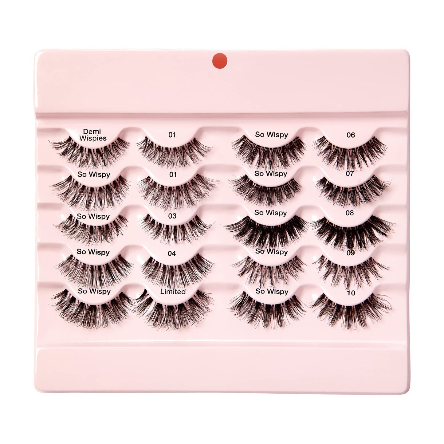 i-ENVY 10 Pairs So Wispy Human Hair Eyelashes Multipack, Natural Dramatic Fluffy False Lashes - Invisible Band, Volume & Curl, Lightweight, Reusable Beauty & Personal Care i•ENVY