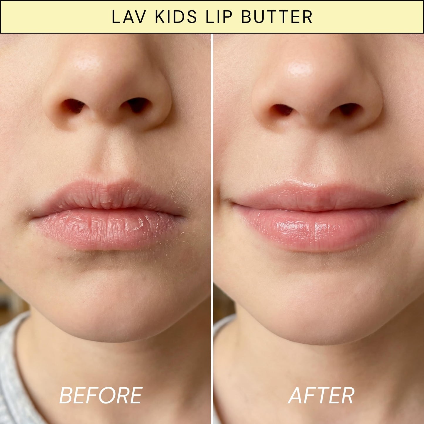 Lav Kids Nourishing Lip Butter gently scented Natural Child Balm Ultra-moisturising Lip Butter for sensitive skin Paediatrician Tested & Approved Kids Beauty and Personal Care LAV KIDS