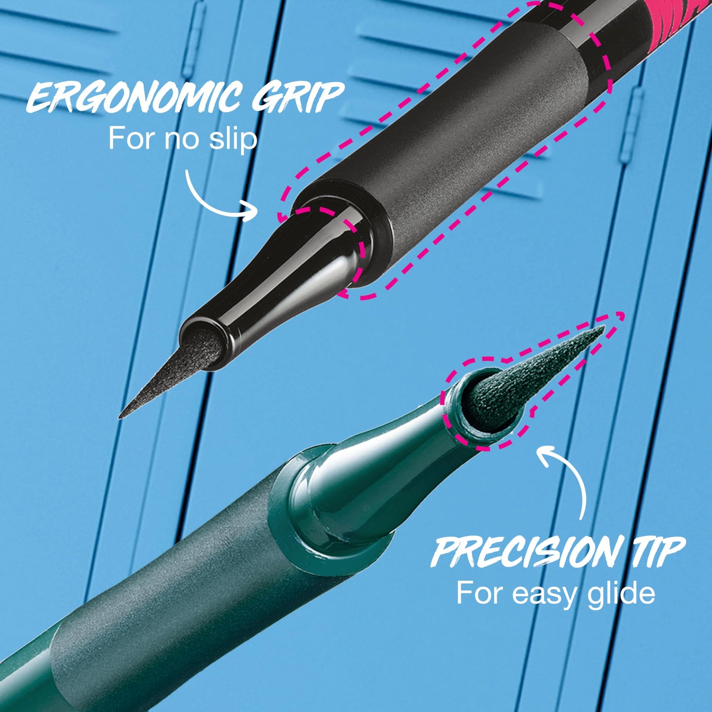 Maybelline Eyestudio Master Precise All Day Waterproof Liquid Eyeliner Makeup, Black, 1 Count (Packaging May Vary) Beauty & Personal Care MAYBELLINE