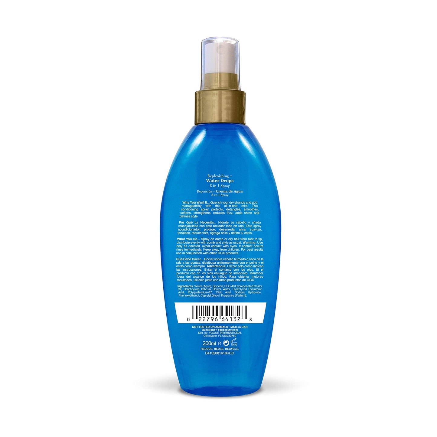 OGX Replenishing + Water Drops 8-in-1 Spray, 6.8 Ounce Beauty & Personal Care OGX