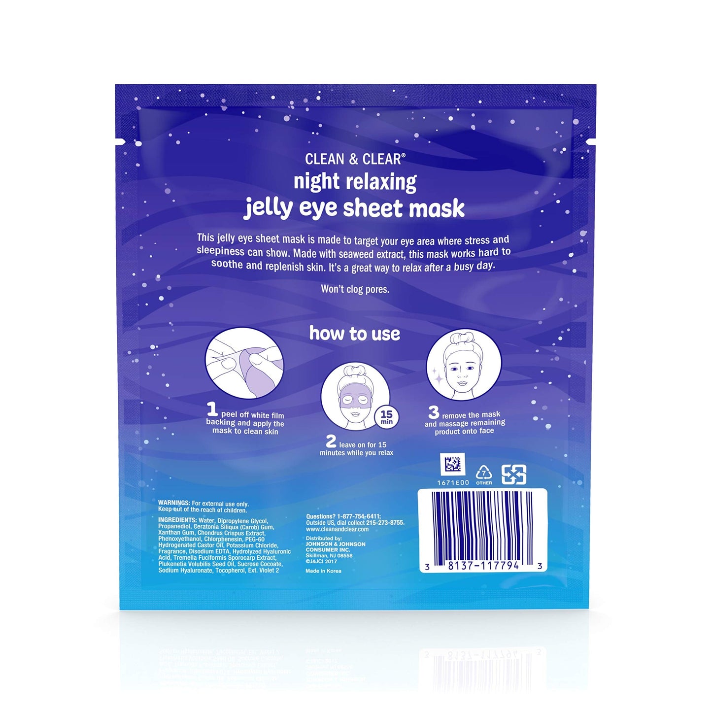 Clean Clear, Sheet Mask Night Relax, 1 Count Beauty & Personal Care Clean & Clear