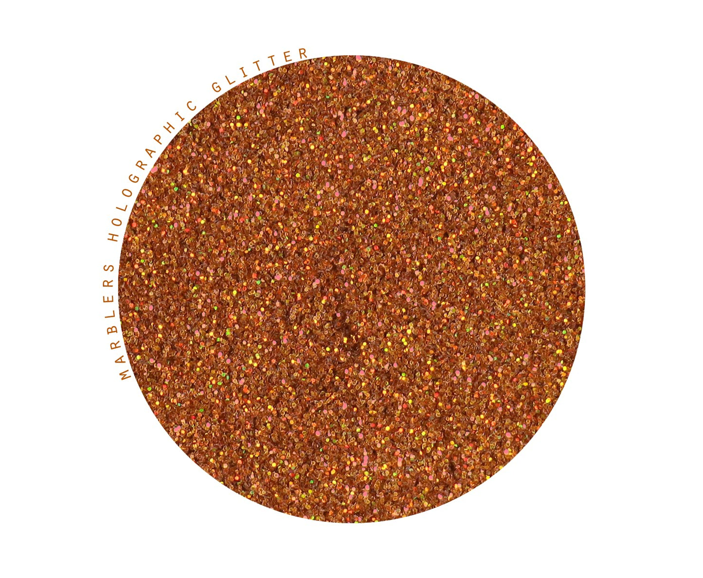 MARBLERS Holographic Face & Body Glitter [Holo Burnt Orange] 0.18oz (5g) | Fine | Non-Toxic | Cruelty-Free | Festival, Rave & Party Makeup | Eye Beauty & Personal Care MARBLERS