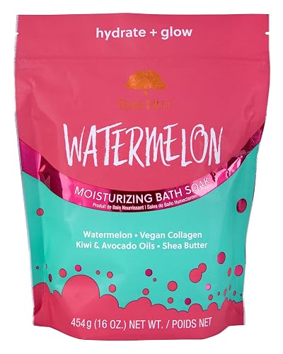 Tree Hut Watermelon Moisturizing Bath Soak, Bath Salt with Shea Butter, Vegan Collagen, Kiwi & Avicado Oils, 16 Oz Beauty & Personal Care Tree Hut
