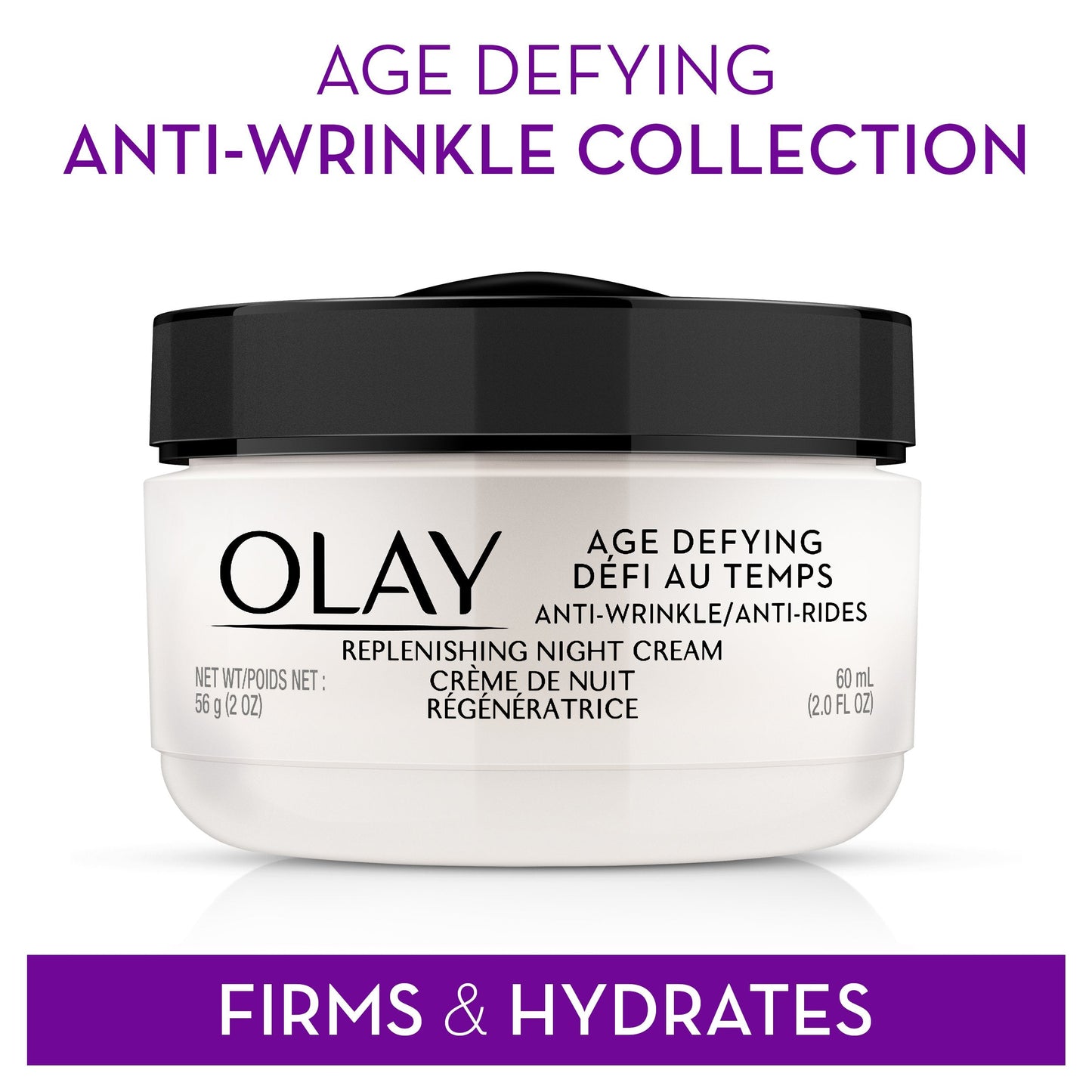 OLAY Age Defying Anti-Wrinkle Replenishing Night Cream Beauty & Personal Care Olay