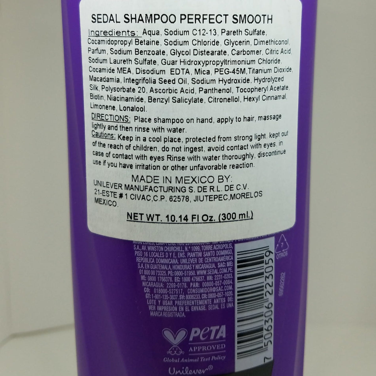 Sedal Liso Perfecto Shampoo 340 ml [SEALED] Beauty & Personal Care Sedal