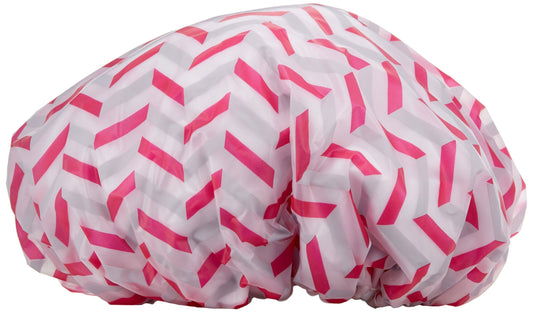 blowpro Waterproof Shower Cap - Anti Humidity, Mold Resistant & Breathable - Terry Cotton Lined Bath Hat Turban - Elastic Band, Adjustable - One Size Beauty and Personal Care blowpro