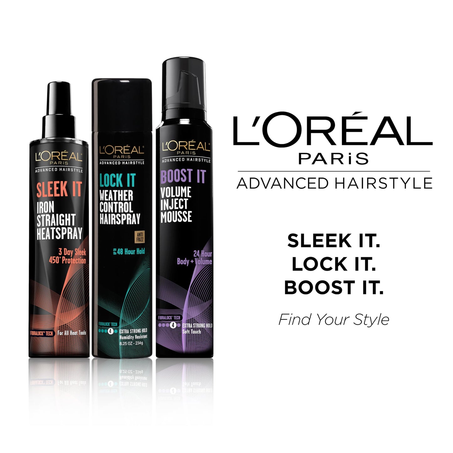 L'Oréal Paris Advanced Hairstyle Sleek It Iron Straight Heat Spray, 5.7 Ounce Beauty & Personal Care L'Oreal Paris