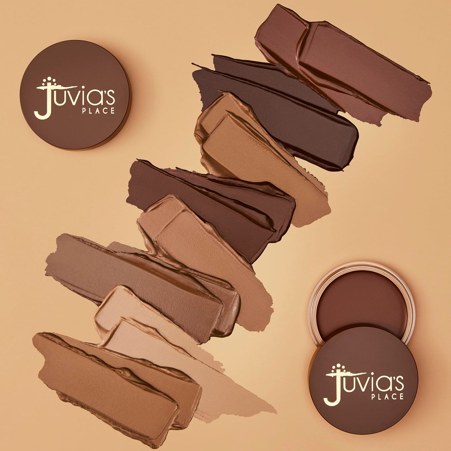Juvia's Place Bronzed Cream Bronzer - Nutmeg - Smooth Cream Bronzer Pot for Sun-Kissed Glow & Warmth, Buildable & Blendable Makeup Contour Beauty & Personal Care Juvia's Place