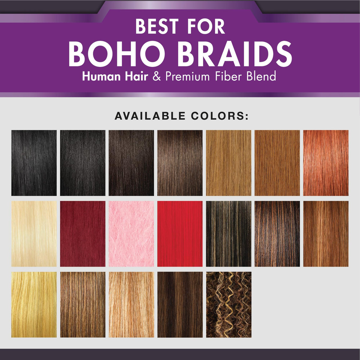 Sensationnel PremiumToo Bulk Weaving-2X Ocean Wave,1pk 22in, 1B OFFBLACK