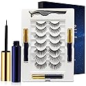 Magnetic Eyelashes with Eyeliner Kit - DUOERLA Magnetic Lashes with Eyeliner Natural Looking - 3 Tubes Magnetic Eyeliner and Lashes Kit, 7 Pairs 3D Beauty & Personal Care DEL DUOERLA