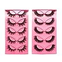 beautykaisen 10Pair 3D False eyelash book Cat Eye Look Fluffy Wispy Soft Reusable Makeup Thick Fake Eyelashes(601+628) Beauty & Personal Care beautykaisen