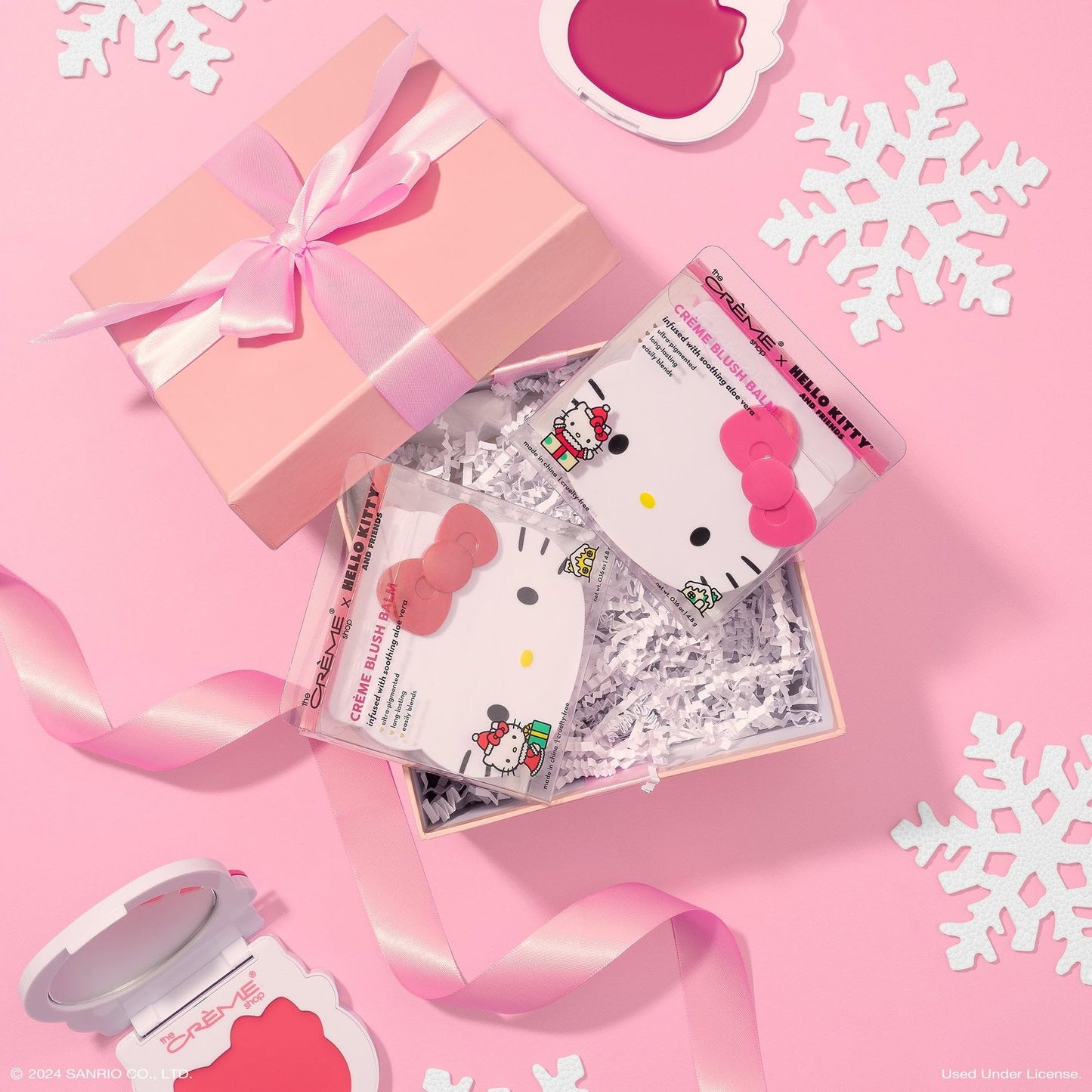 The Crème Shop x Hello Kitty Creme Blush Balm, Cream Blush, Hydrating Blush Balm, Stocking Stuffer - Winterberry Beauty & Personal Care The Crème Shop
