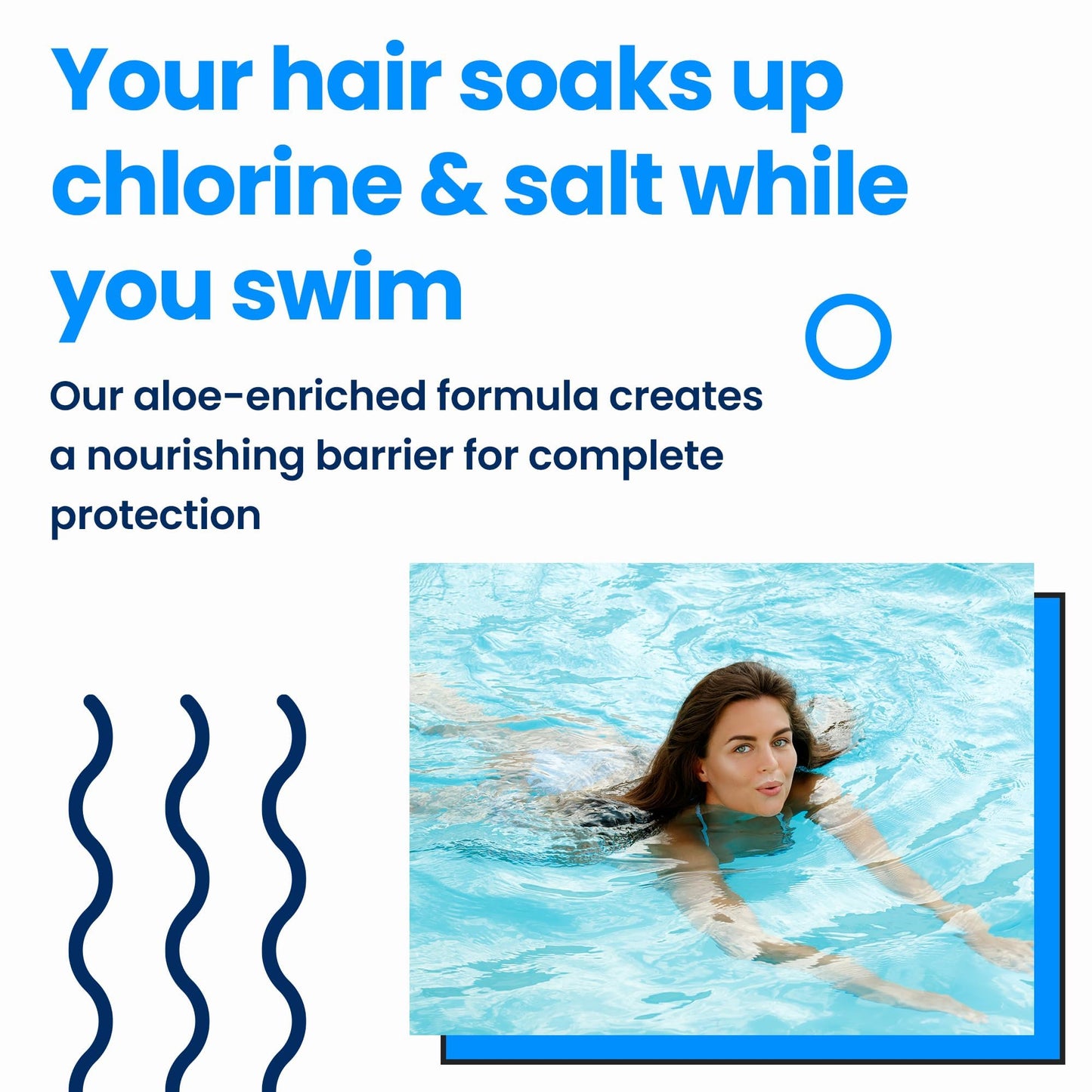 AQUA GUARD Pre-Swim Hair Defense | Protect Hair Before You Swim | Prevents Chlorine Damage + Softens Hair While Swimming | Made in California | Color Beauty & Personal Care AQUA GUARD
