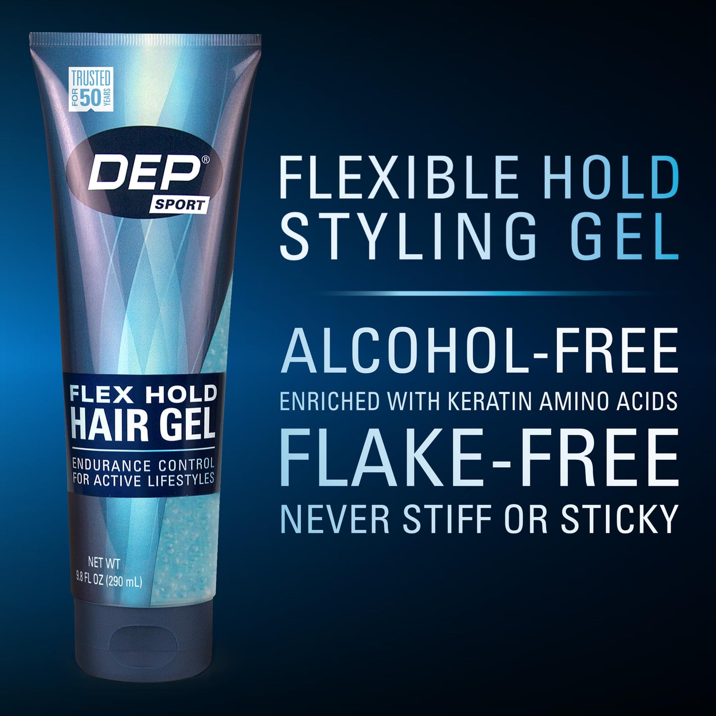 DEP Sport Endurance Hair Styling Gel, 9.8 Ounce (Pack of 3) Beauty & Personal Care Dep