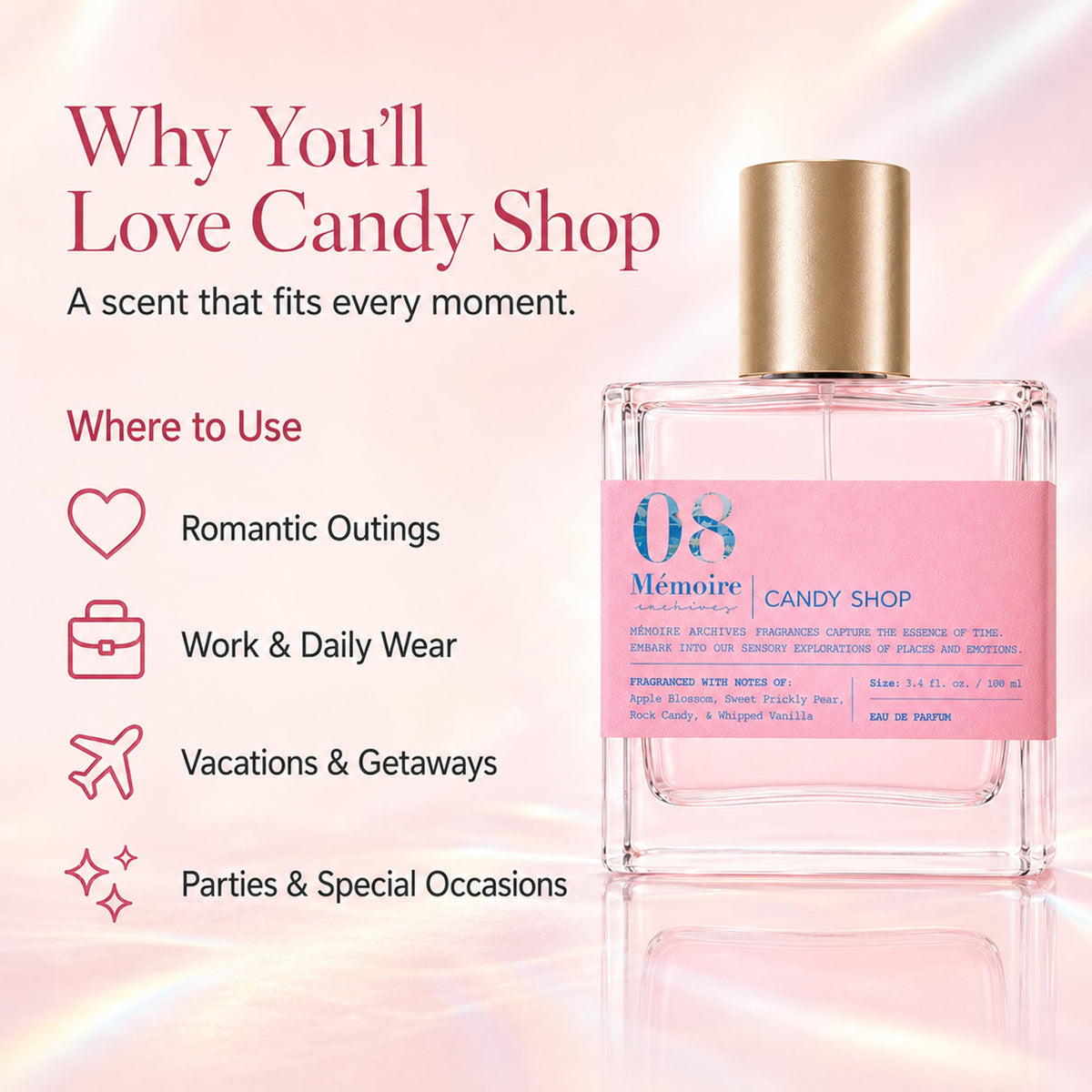 Memoire Archives Candy Shop Eau de Parfum, 3.4 fl oz