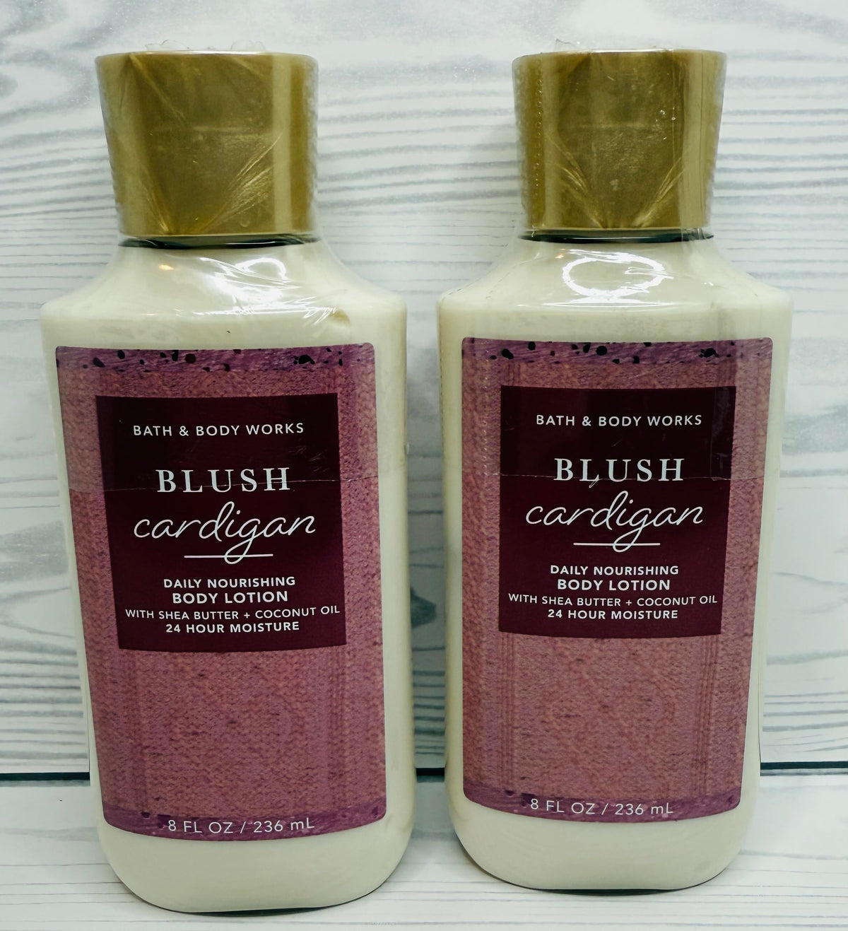 Bath & Body Works Blush Cardigan Body Lotion 8 Ounces Each Pack of 2