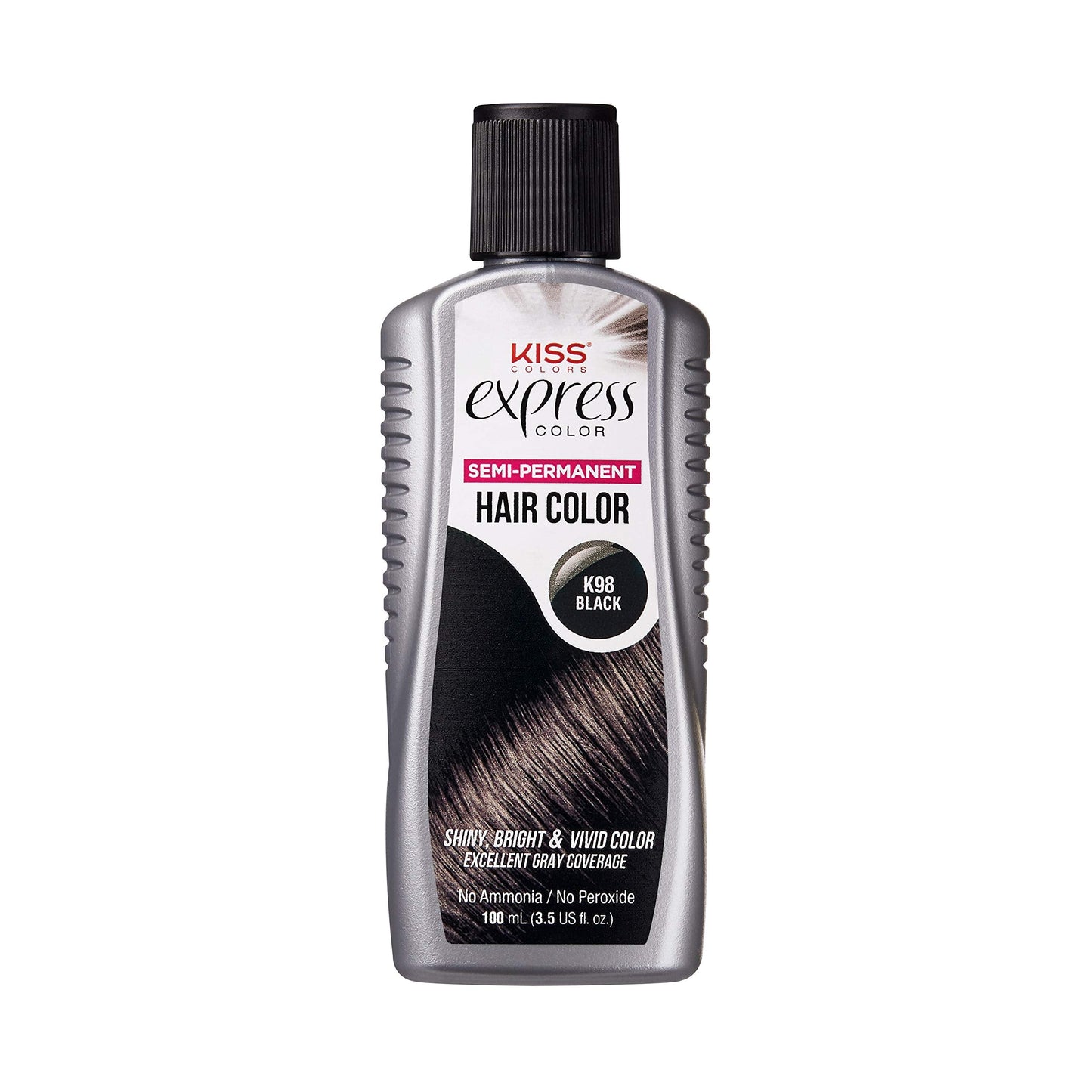 Kiss Express Color #K98 Semi- Permanent Black 3.5 Ounce (Pack of 6) Beauty & Personal Care KISS