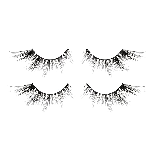 i-ENVY 2 Pairs False Eyelashes Feline Vibe Cat and Fox Eye Lifting Look, Dramatic Lashes (02) Beauty & Personal Care i•ENVY