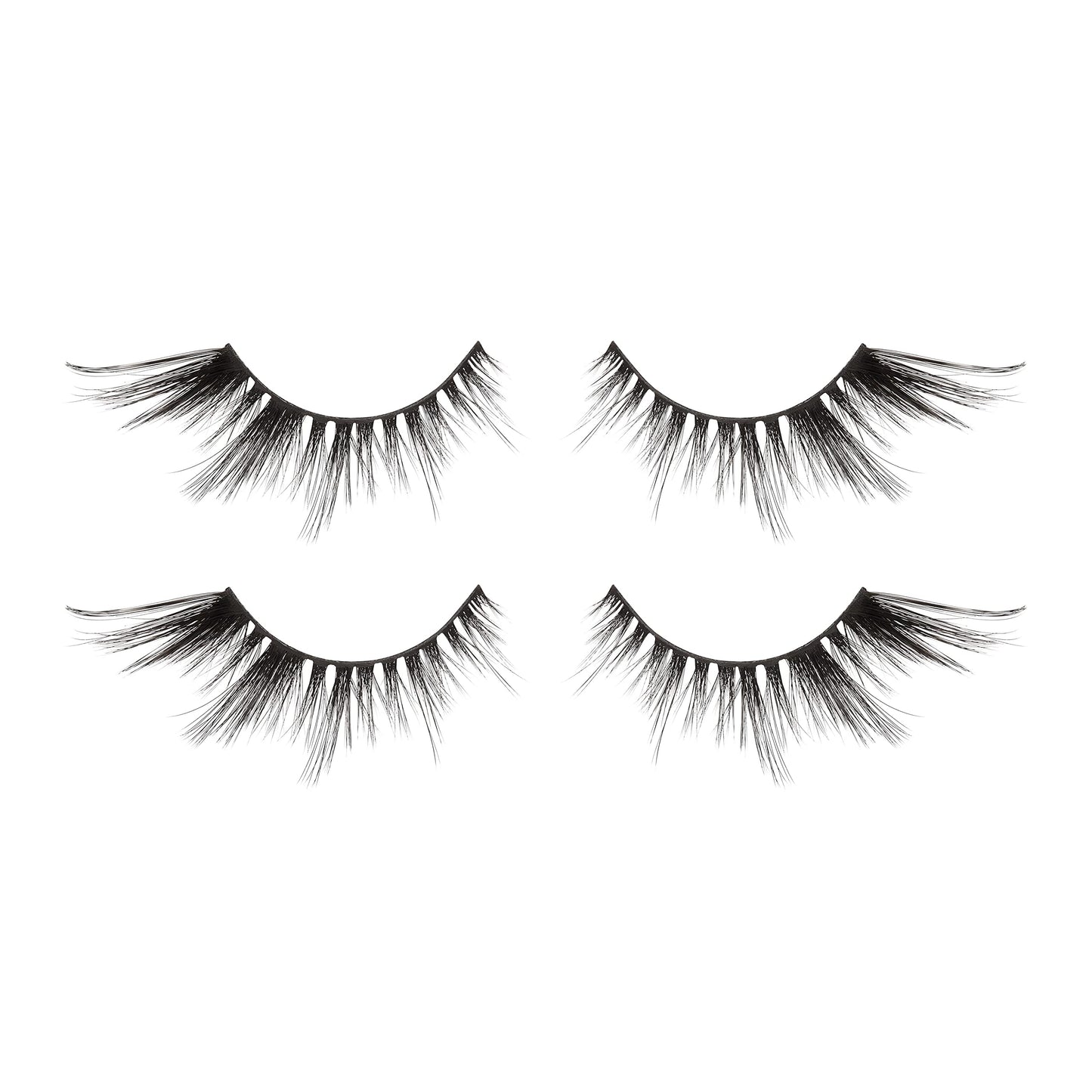 i-ENVY 2 Pairs False Eyelashes Feline Vibe Cat and Fox Eye Lifting Look, Dramatic Lashes (02) Beauty & Personal Care i•ENVY