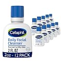 Cetaphil Face Wash, Travel Size Toiletries, Daily Facial Cleanser for Sensitive, Combination to Oily Skin, 2 oz 12 Pack, Gentle Foaming, Soap Free Beauty & Personal Care Cetaphil