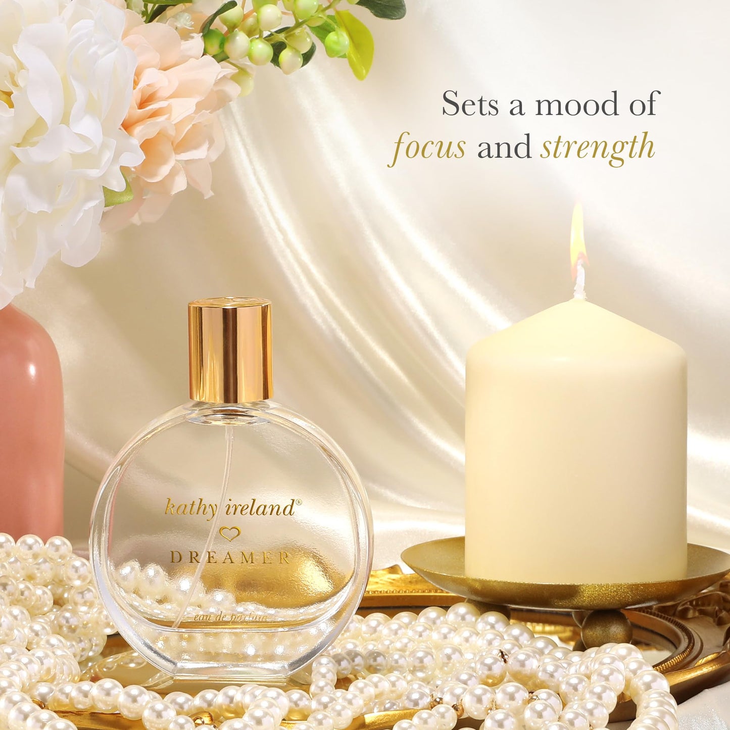 Kathy Ireland Dreamer - Citrus, Floral, Woody Perfume for Women - Eau de Parfum with Grapefruit, Lemon, Green Mandarin, Gardenia Notes - 3.4 oz Beauty & Personal Care Kathy Ireland
