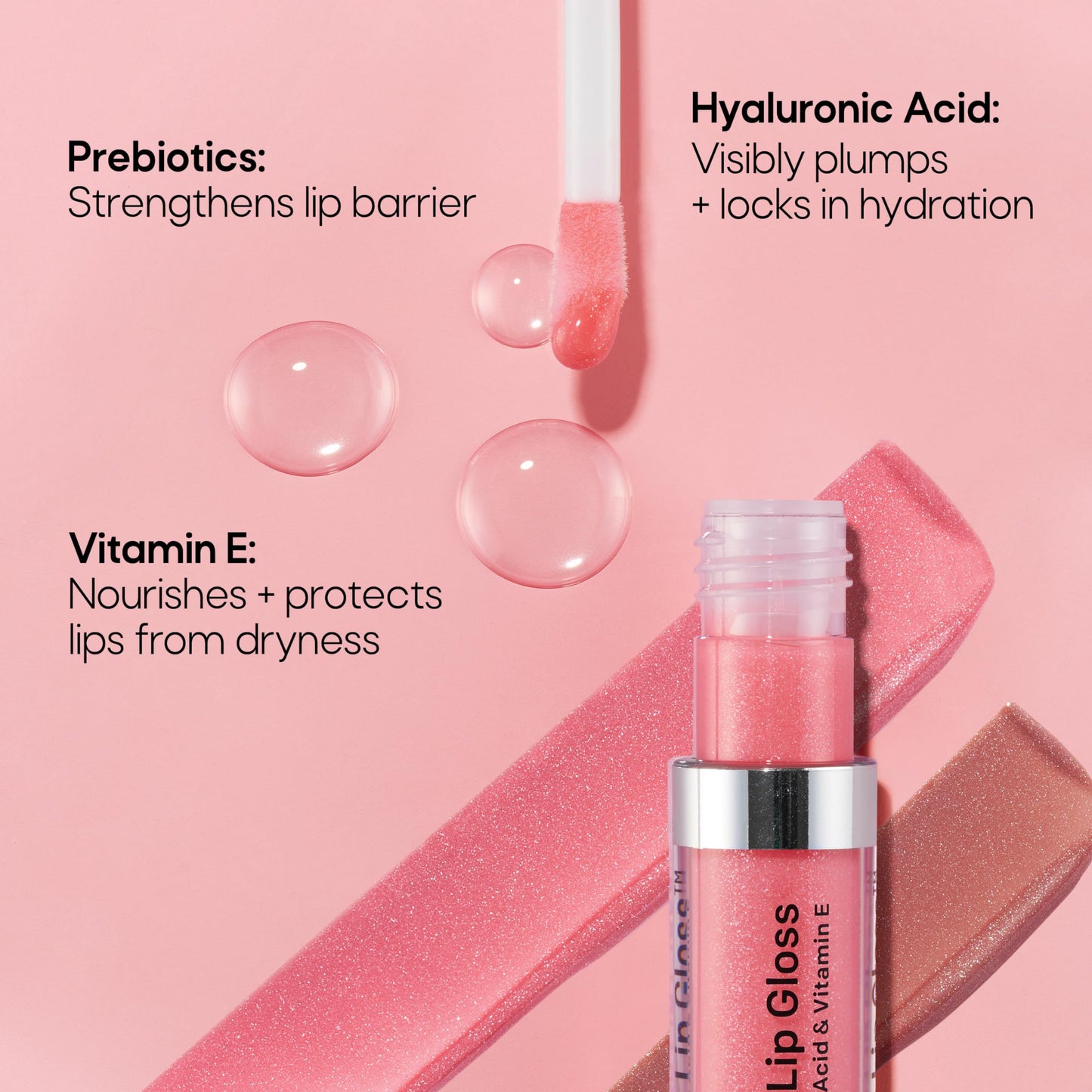 Almay Color & Care Hydrating Lip Gloss, Soft Natural Hues, Prebiotic Complex, Hyaluronic Filling-Sphere Technology, 300 Glitters Gold, 0.1 Fl Oz Beauty & Personal Care Almay