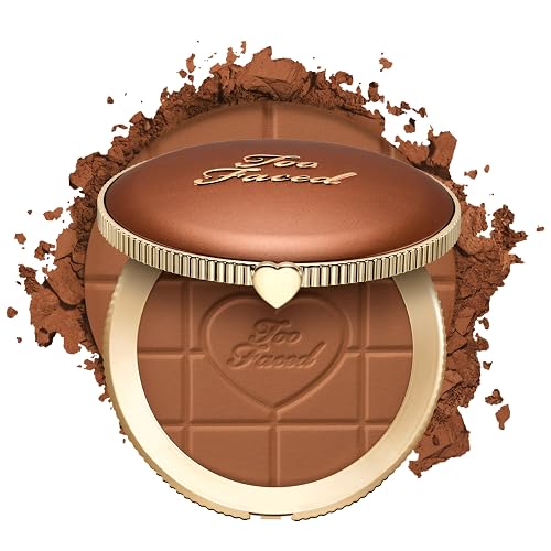 Too Faced Chocolate Soleil Matte Blurring Bronzer | Matte Bronzer Powder that Mimics Natural Skin for Blurred Sun-Kissed Effect, Chocolate Soleil Beauty & Personal Care Too Faced