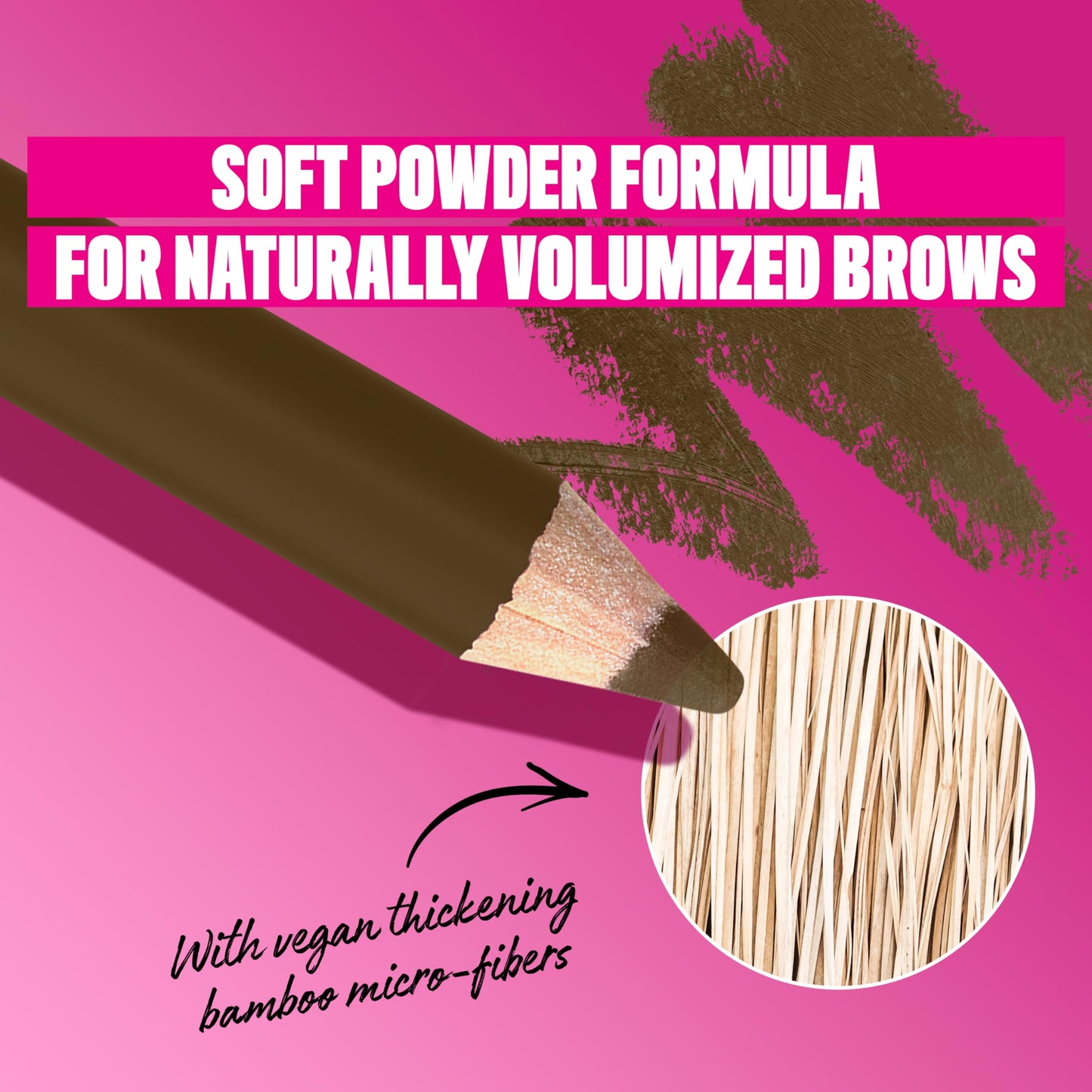 NYX PROFESSIONAL MAKEUP Powder Louder Eyebrow Pencil, Brow Pencil with Buildable Volume For Up To 12HR Wear, Vegan Formula - Taupe Beauty & Personal Care NYX PROFESSIONAL MAKEUP