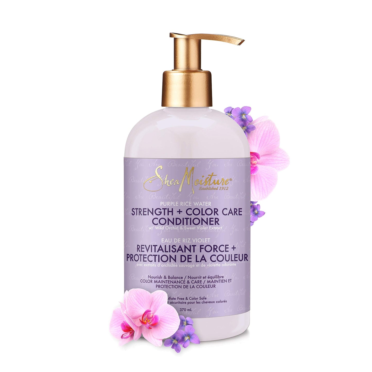 SheaMoisture Strength + Color Care Conditioner Purple Rice Water 13 oz Beauty & Personal Care Shea Moisture