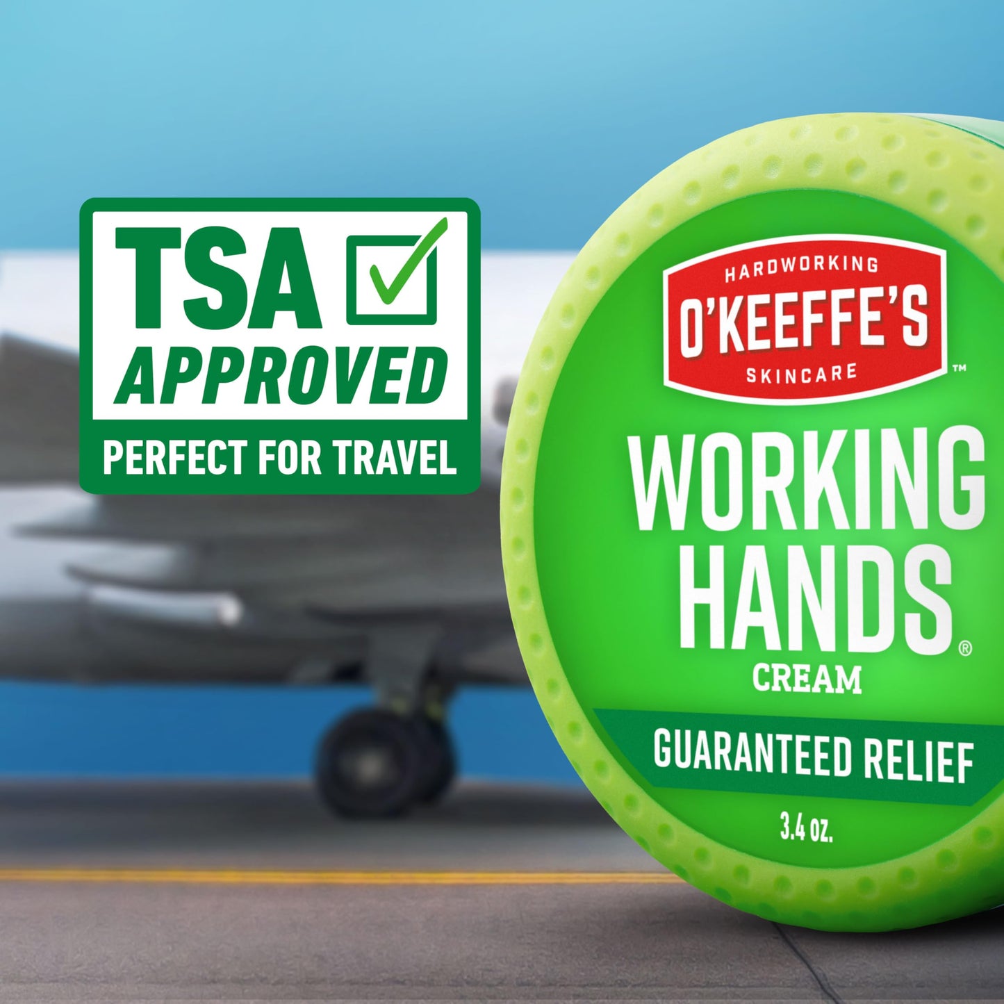 O'Keeffe's Working Hands Hand Cream (3.4 oz Jar) and Healthy Feet Foot Cream (3.2 oz Jar) - Repairing Skincare for Extremely Dry, Cracked Hands Beauty & Personal Care O'Keeffe's