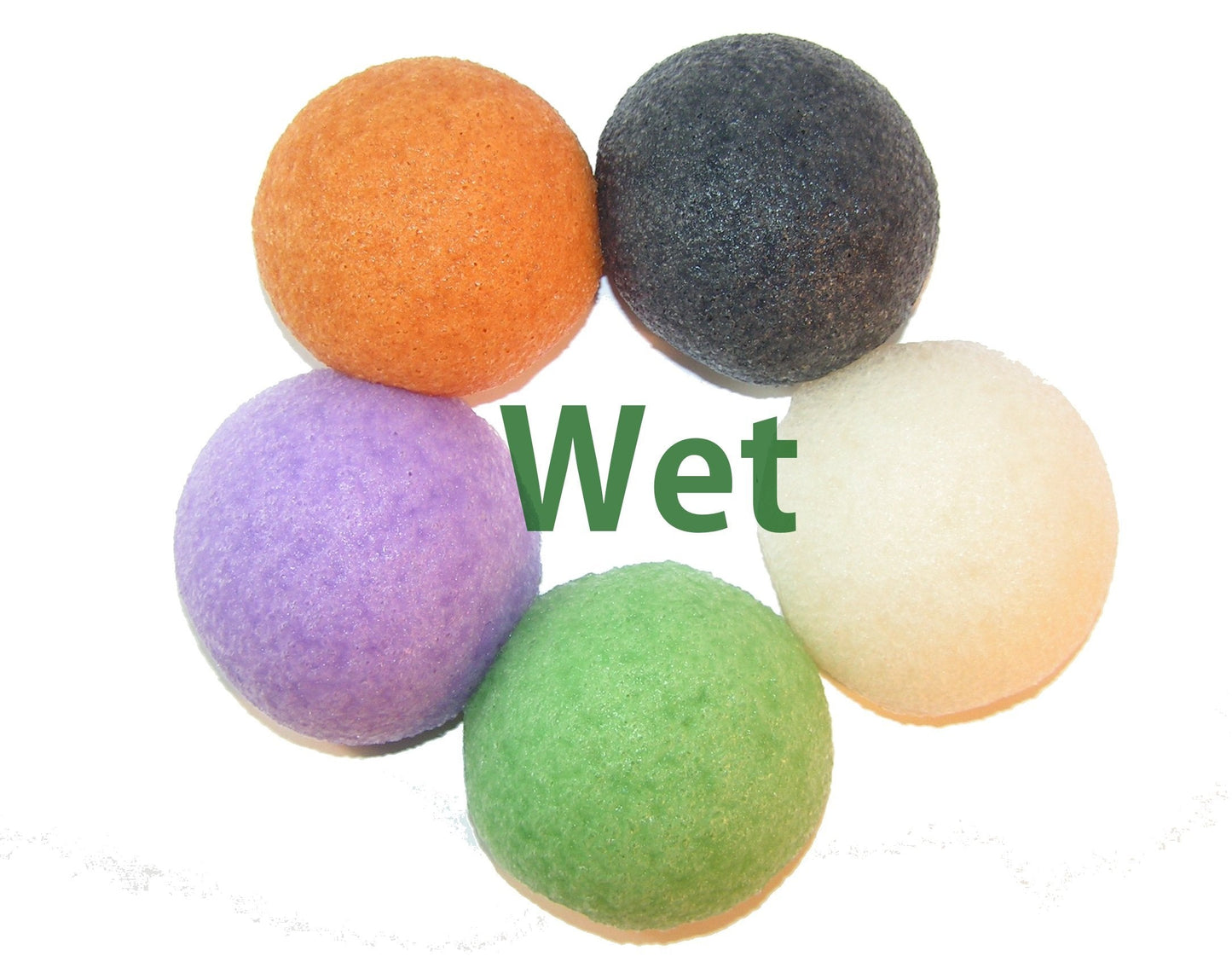 Konjac Sponge Set: Organic Skincare Facial for Natural Exfoliating and Deep Pore Cleansing 5 Piece Sampler Pack Infused with Charcoal, Turmeric, Green Beauty & Personal Care Neutripure