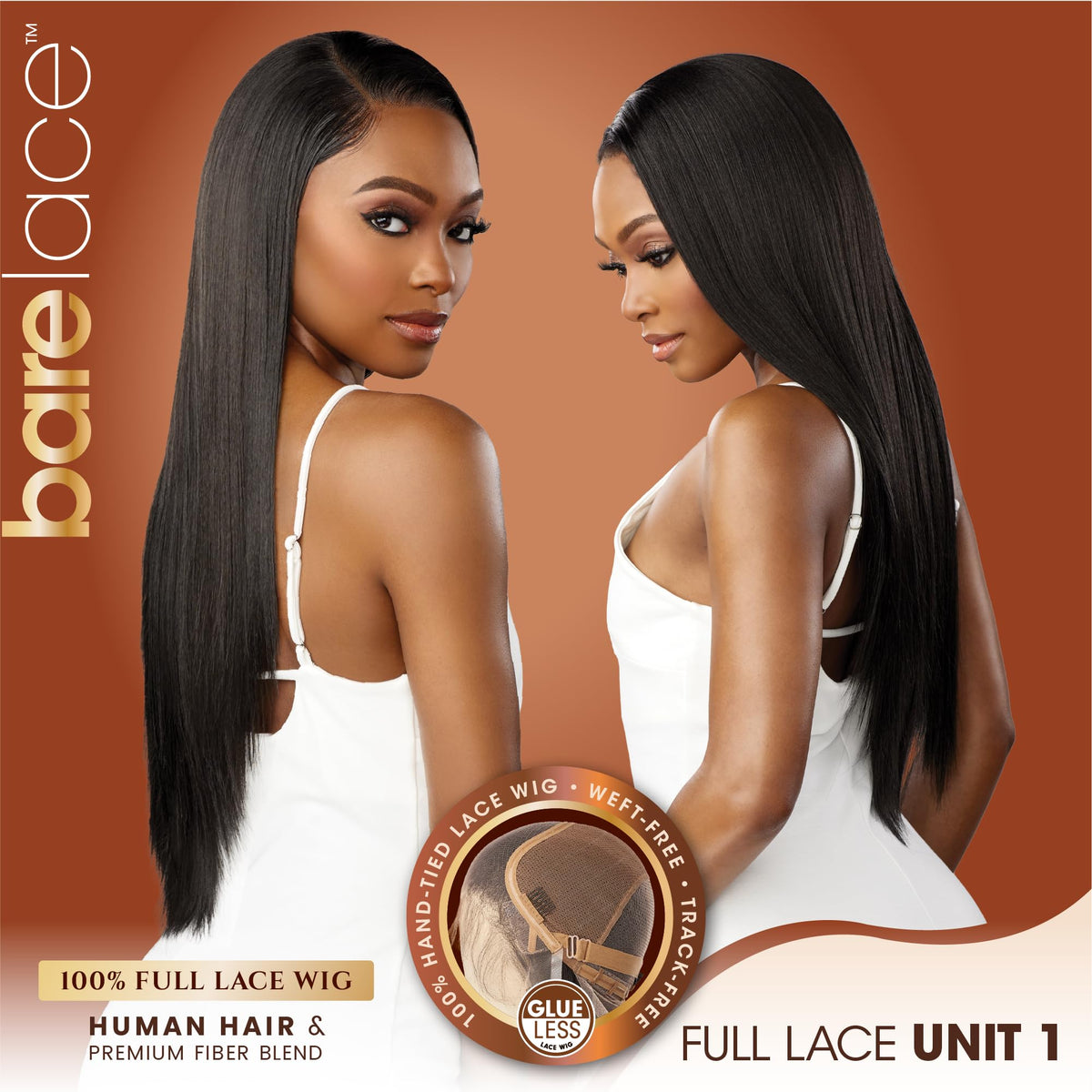 Sensationnel Bare Lace FullLaceWig-Unit 1, BALAYAGEGOLD