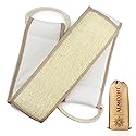Almooni Natural Egyptian Loofah Back Scrubbers for Use in Shower, Exfoliating Natural Loofah Back Scrubber for Shower for Men and Women to Clean Your Beauty & Personal Care ALMOONI