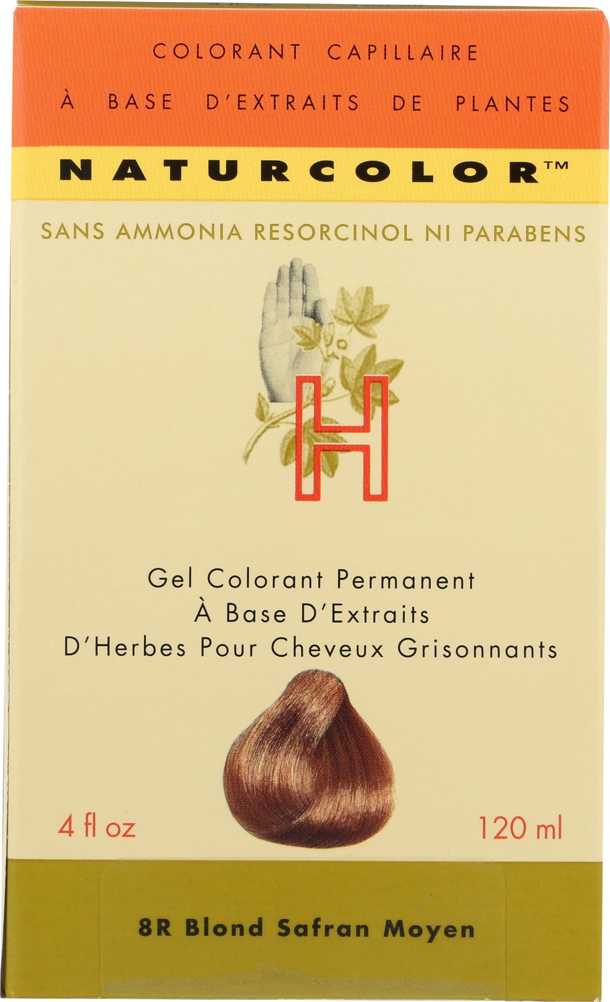 naturcolor Haircolor Hair Dye - Light Turmeric Blonde, 4 Ounce (8R) Beauty & Personal Care naturcolor