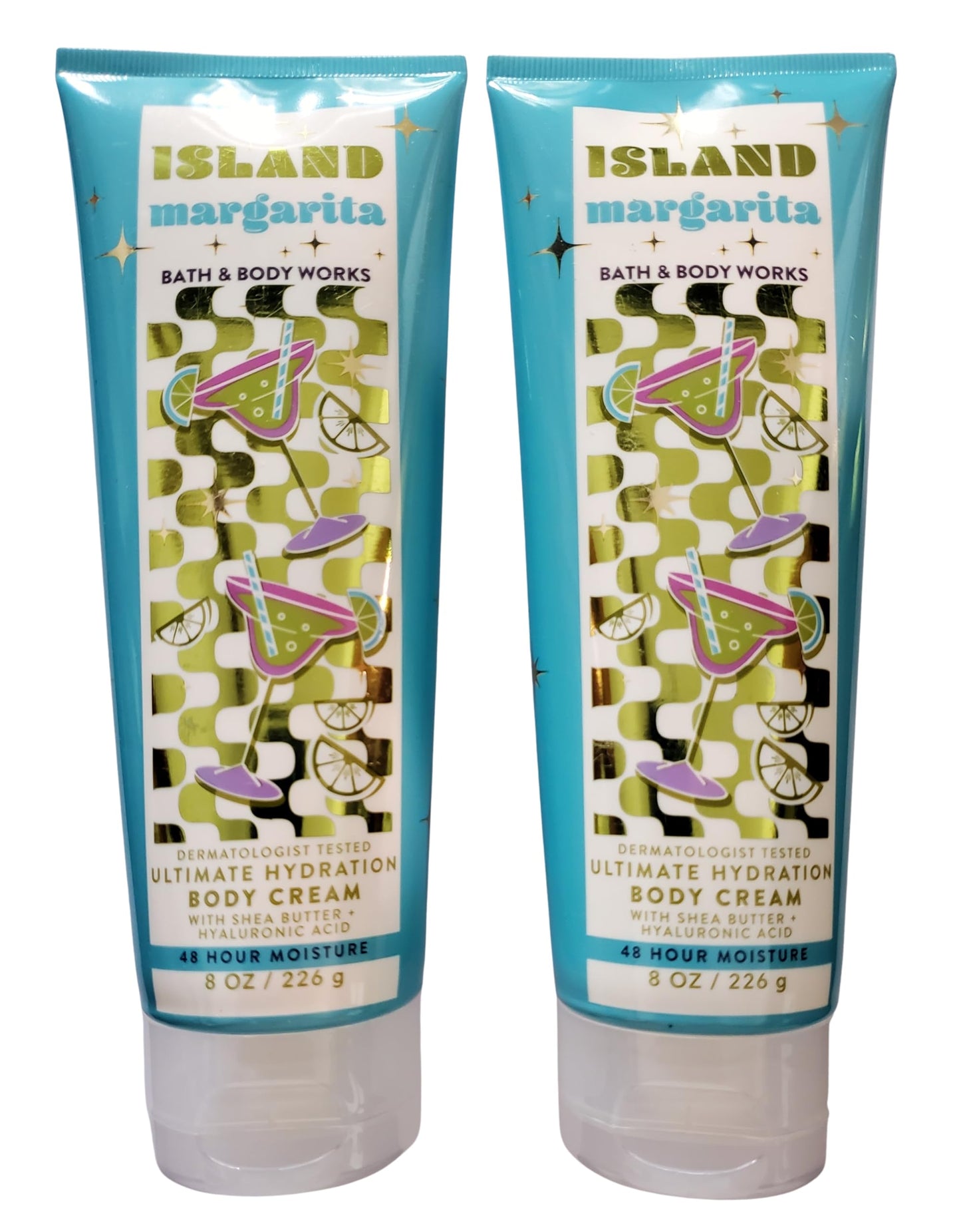Bath & Body Works Women's Island Margarita Ultimate Hydration Body Cream 8 Ounces Pack of 2 Beauty & Personal Care Bath & Body Works