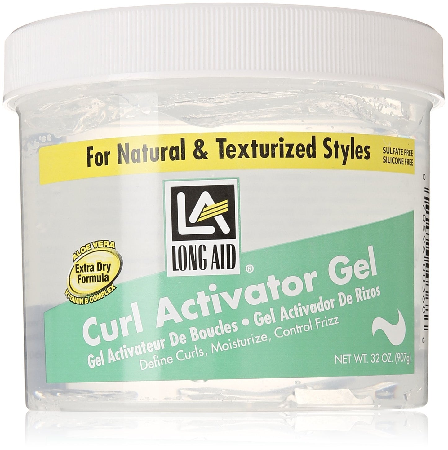 LONG AID Extra Dry Hair Activator Gel, 32 Oz Beauty & Personal Care Long Aid