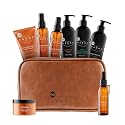 CHI pour Homme Men's Toiletry Kit, Shampoo & Conditioner, 3-in-1 Hair, Face & Body Wash, Hairspray, Grooming Spray, Styling Gel, Pomade & Beard Oil Beauty & Personal Care CHI Pour Homme