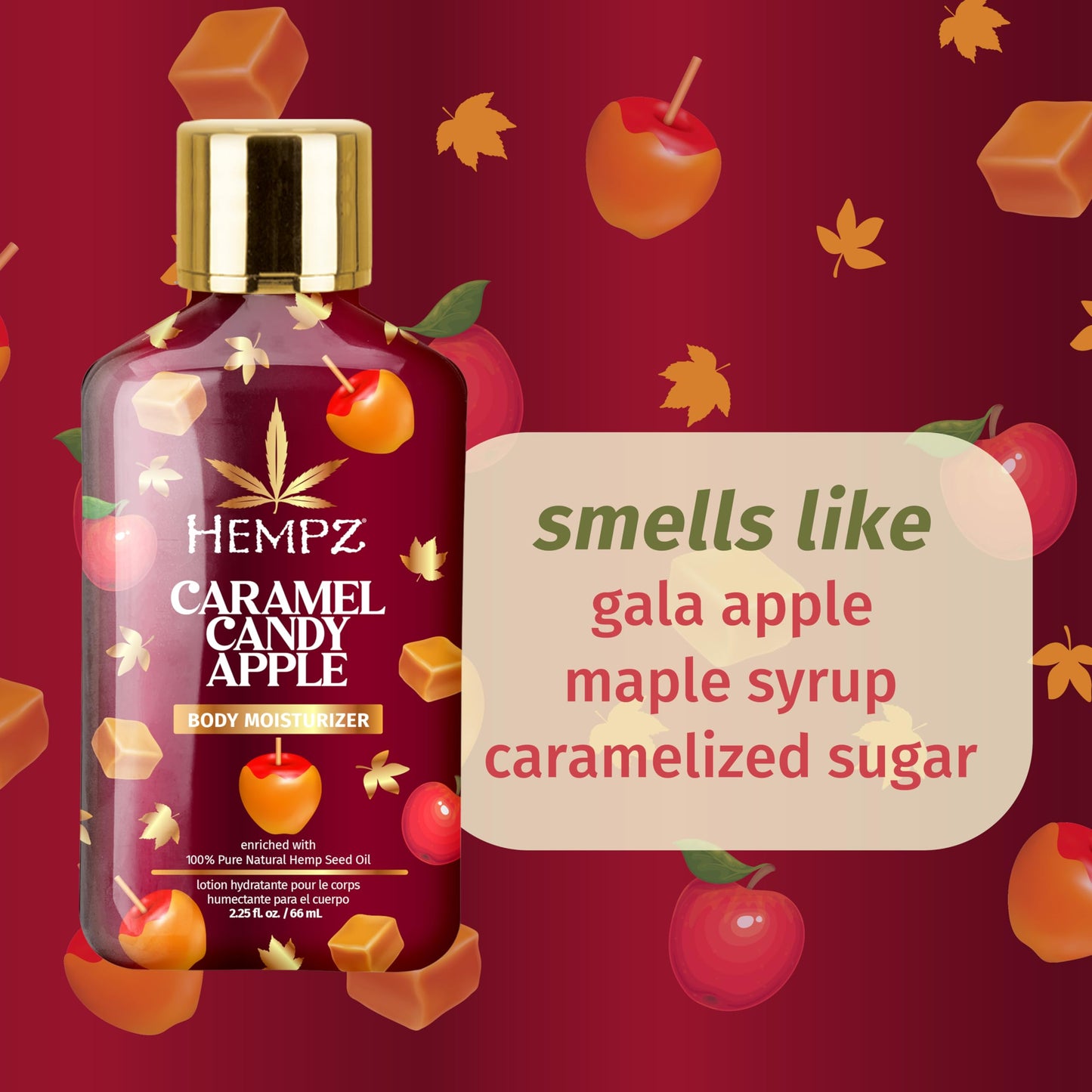 Hempz Fall Faves Trio Lotion & Lip Balm Set, Limited Holiday Run, Moisturizing and Nourishing Gift Pack, Travel Size Beauty and Personal Care Hempz