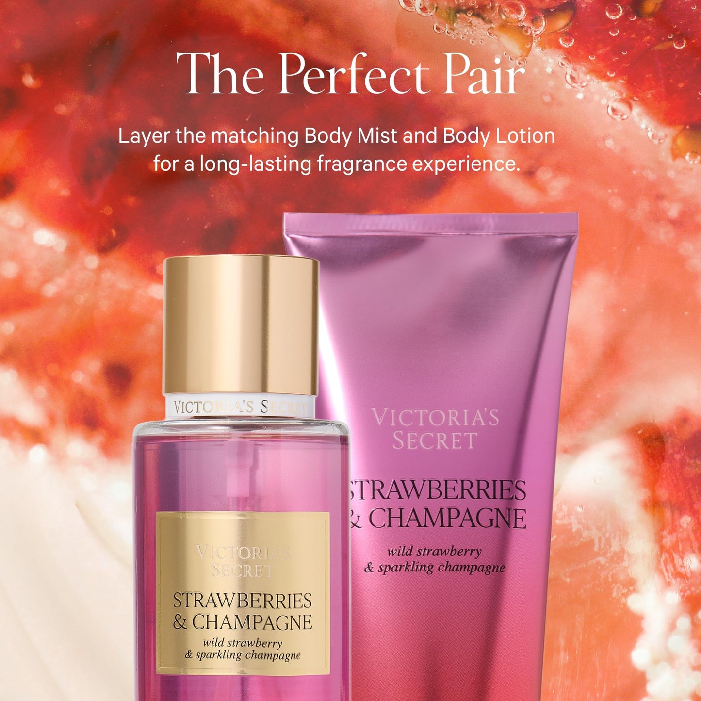 Victoria's Secret Body Fragrance Mist, Strawberries & Champagne - 8.4 fl oz Beauty & Personal Care Victoria's Secret
