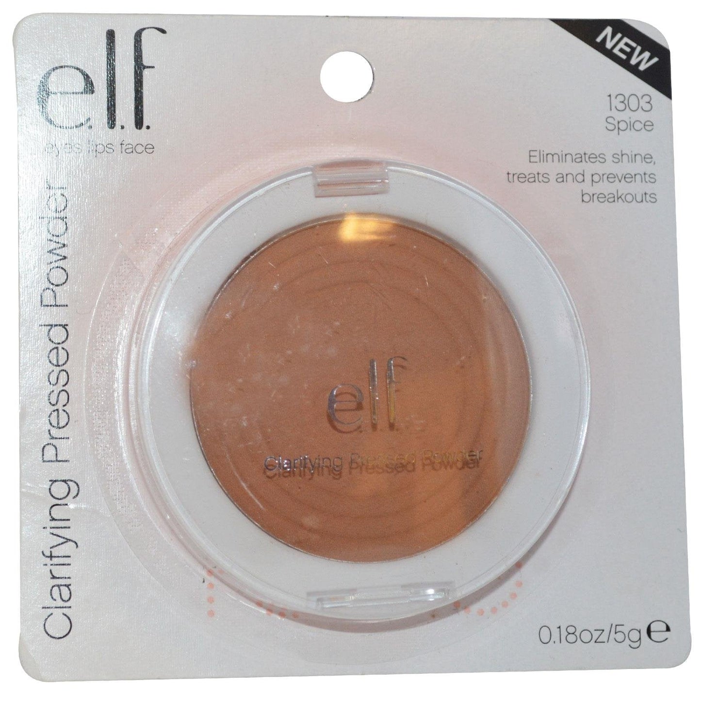 e.l.f. Cosmetics Clarifying Pressed Powder - Spice Beauty & Personal Care e.l.f.